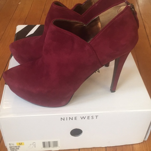 Nine West Shoes - Nine West Belaine suede platform shoe/booties